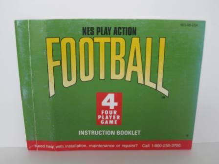 Play Action Football, NES - NES Manual